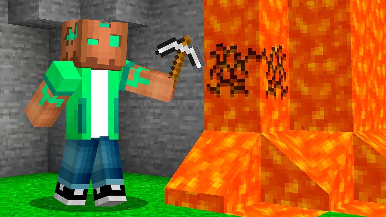 Minecraft pero Puedo Picar Cualquier Cosa