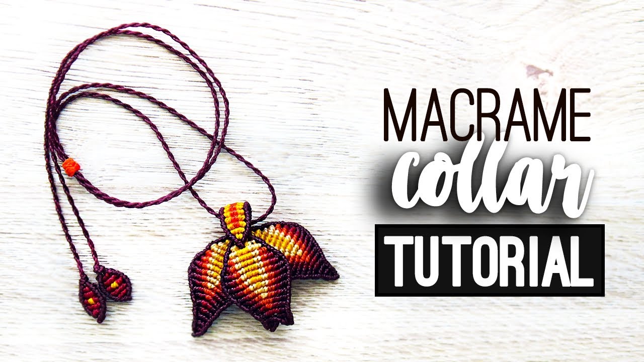 Collar Flor de Loto » 🌸 tutorial | como hacer collar de hilo | diy ● Necklace #150
