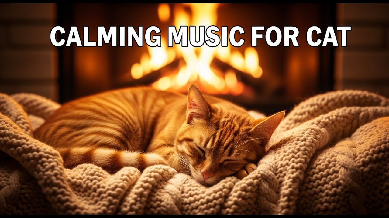 12 Hours of Deep Sleep Music for Anxious Cats 😇 Calming Sounds for Relaxation and Stress Relief