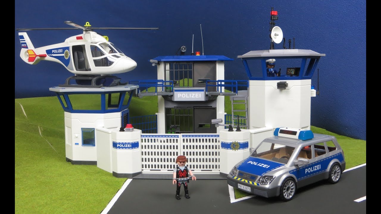 Playmobil español: persecución policía y bomberos | Playmobil Policía y Bomberosos de Playmobil