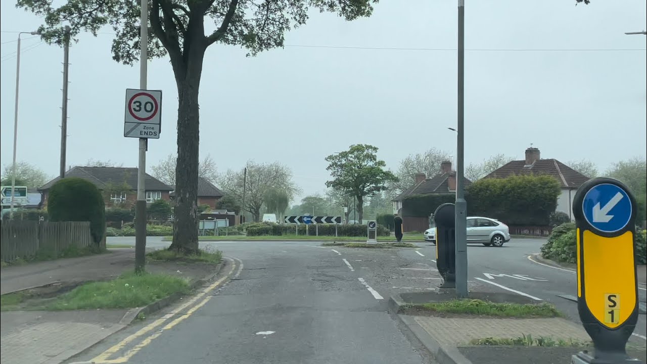 Driving from Wigston to Windley Road Roundabout Leicester - 14/05/23 // dashcam footage