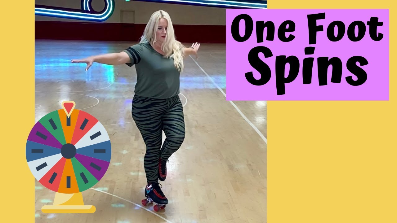 How to Do a One-Foot Spin on Roller Skates! Easy Step-by-Step!