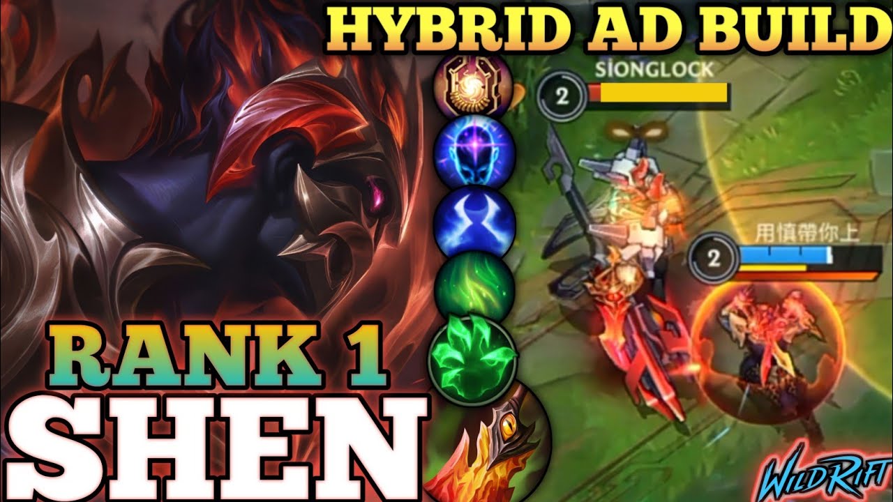 SHEN ANNOYING AD TANK DAMAGE! MONSTER KILLER IN TOPLANE - TOP 1 GLOBAL SHEN BY 用慎帶你上 - WILD RIFT
