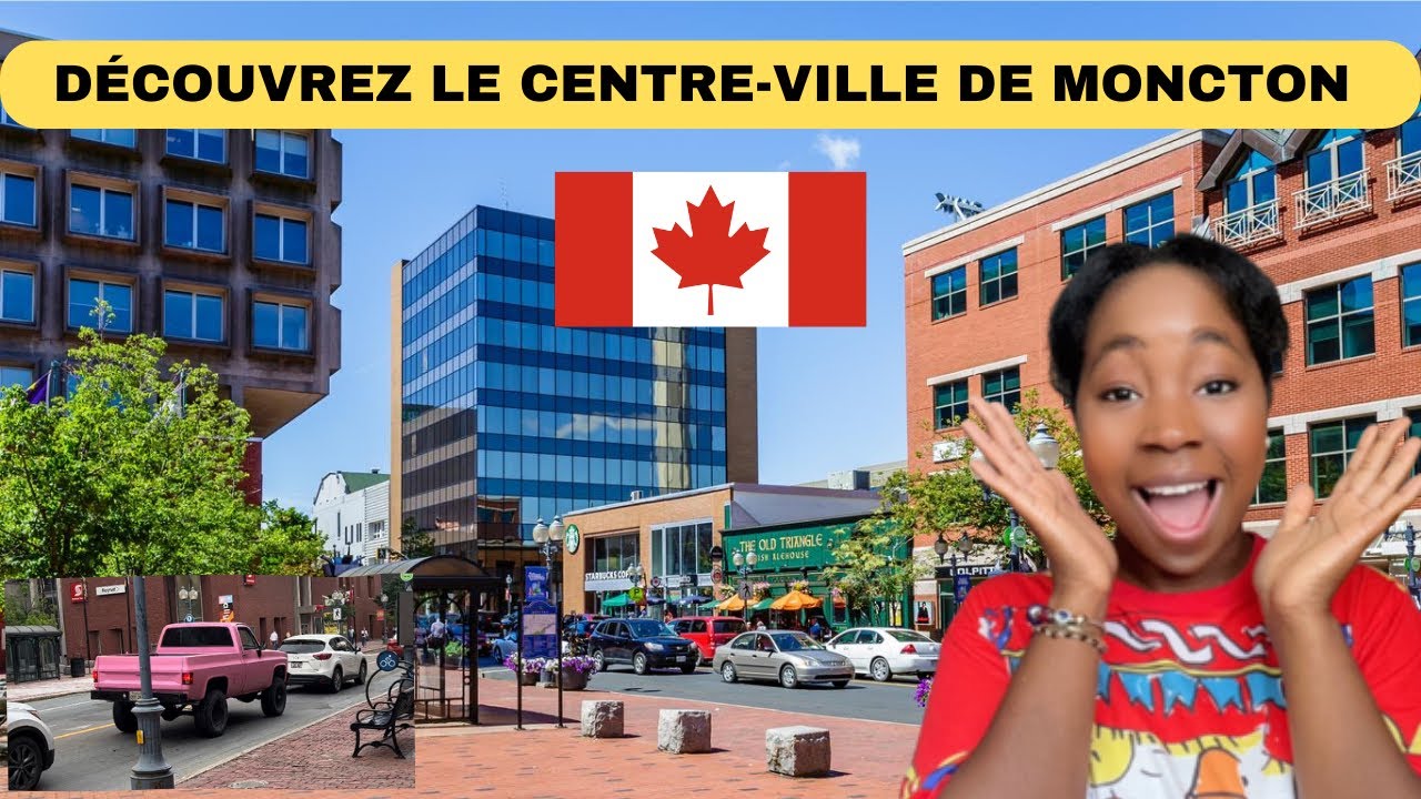 🇨🇦 VISITEZ LE CENTRE-VILLE DE MONCTON AVEC MOI.