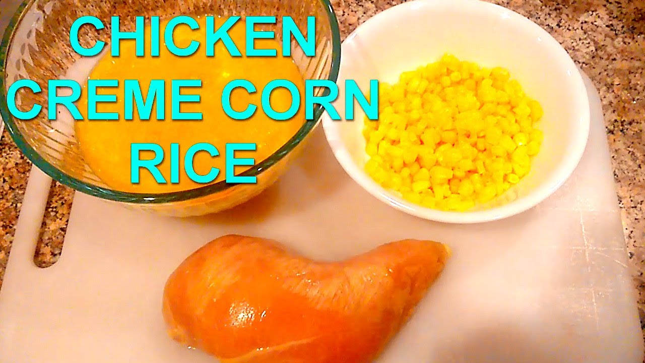 I made Chicken Cream Corn on Rice Hong Kong style | 10 min quick and easy food