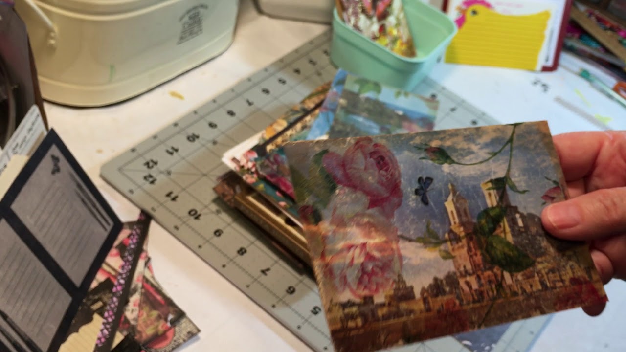 Craft with Me - Ephemera Shopping in my Craft Room