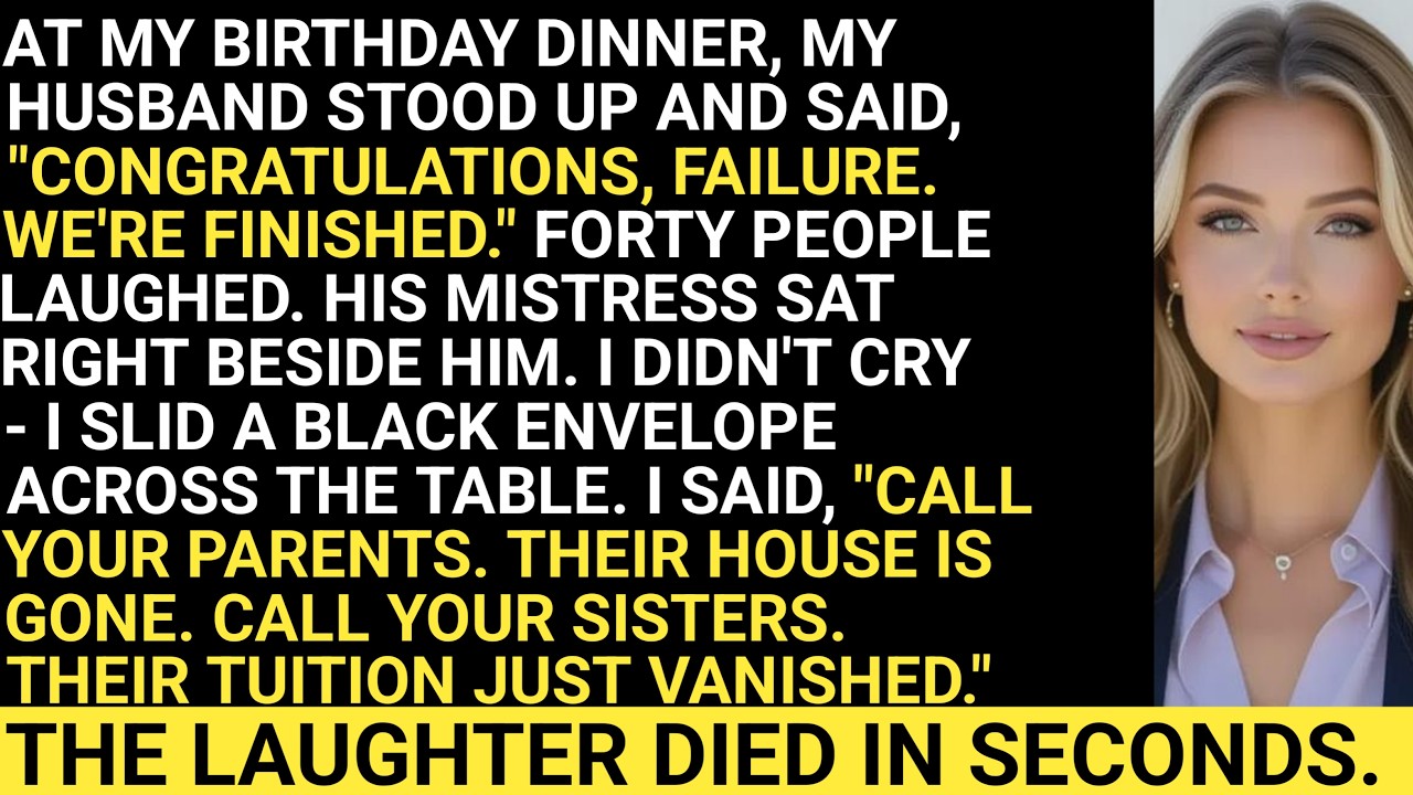 My Husband Humiliated My $10M Company On My Birthday — Didn’t Know I Controlled His Empire
