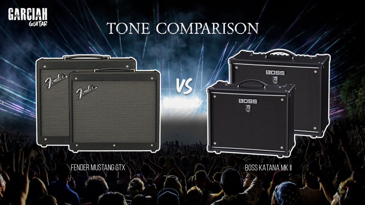 Boss Katana 50/100 MKII vs Fender Mustang GTX 50/100: Will Boss Katana rule the world???