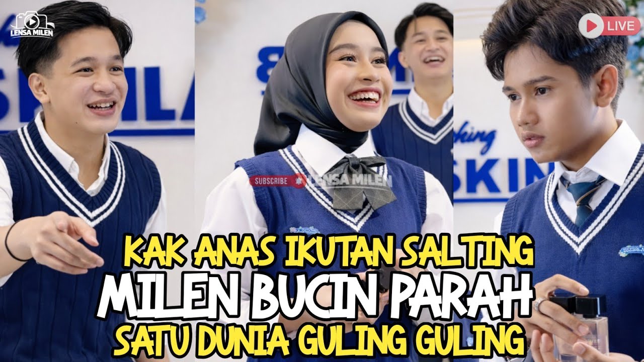 KAK ANAS BOBBY GAK KUAT ❗ LIHAT KEBUCINAN MILEN | Lensa Milen