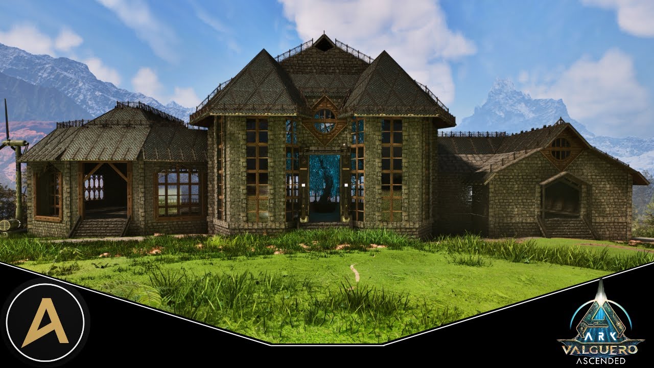 Architecture 101: Building my All-in-one Mega Mansion Base! | Ark Survival Ascended - Valguero {E14}