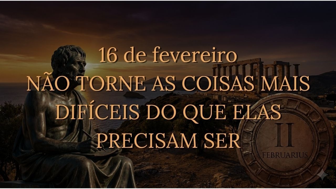 Não torne as coisas mais difíceis do que elas precisam ser | Dia47/365
