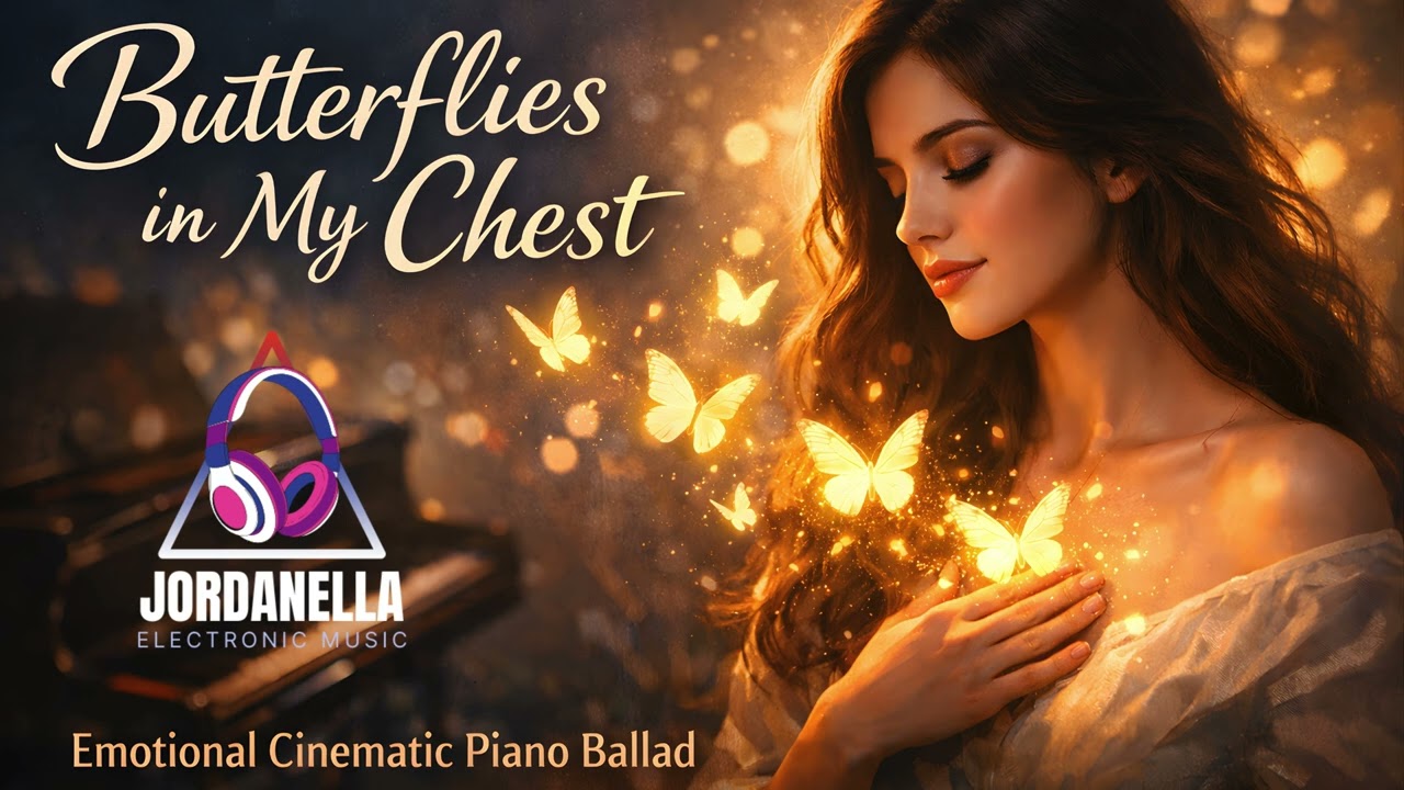 JORDANELLA | Butterflies in My Chest | Emotional Piano Ballad | Sentimental Pop | Official Audio