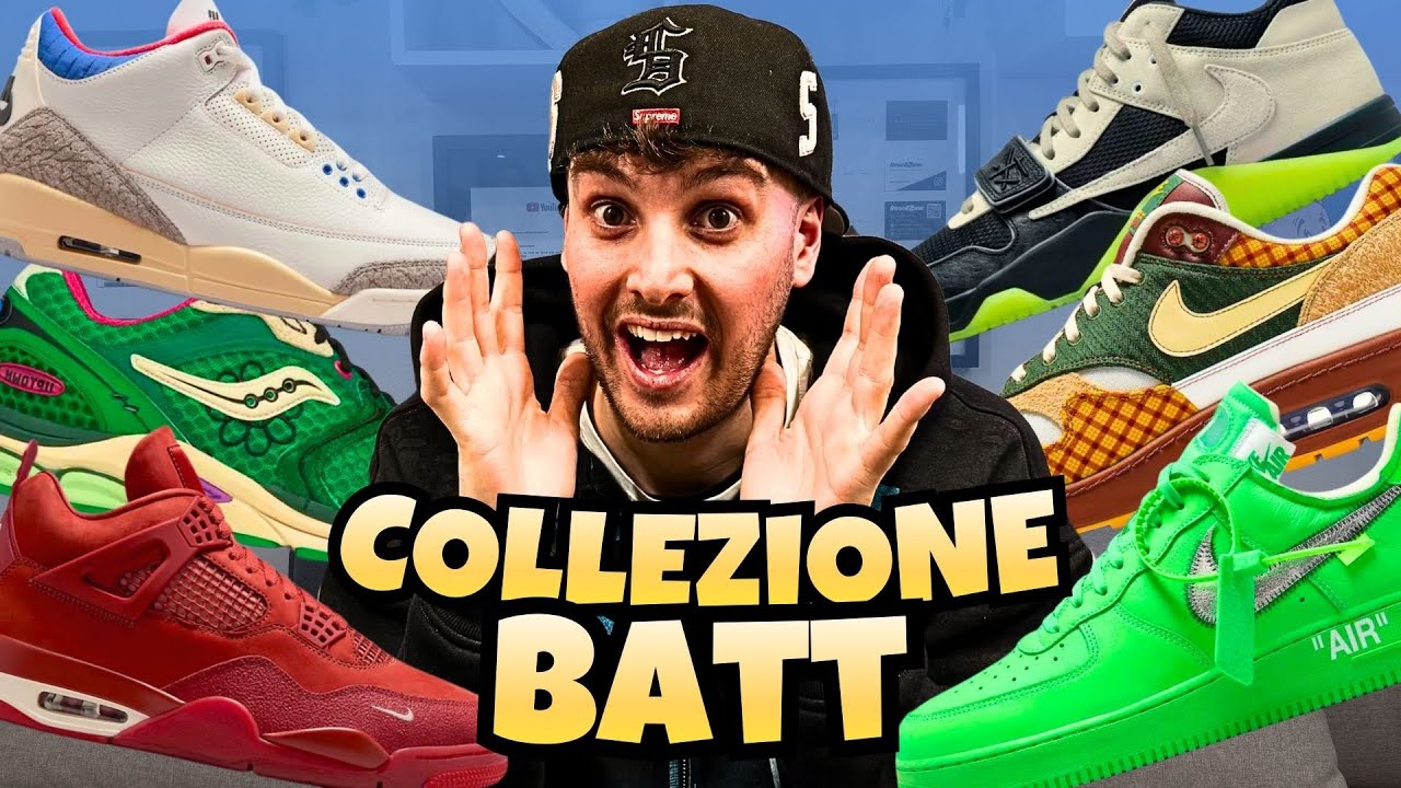 LA COLLEZIONE DI SNEAKERS AGGIORNATA DI BATT! 🔥