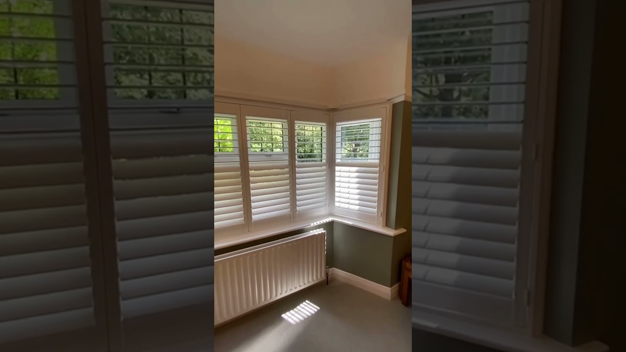 Shutters on bay window and flat! 