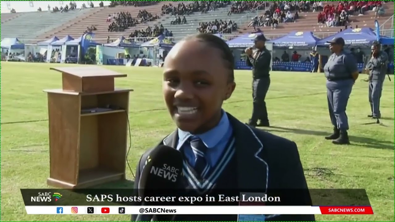 South African Police Ministry hosts a career expo in East London