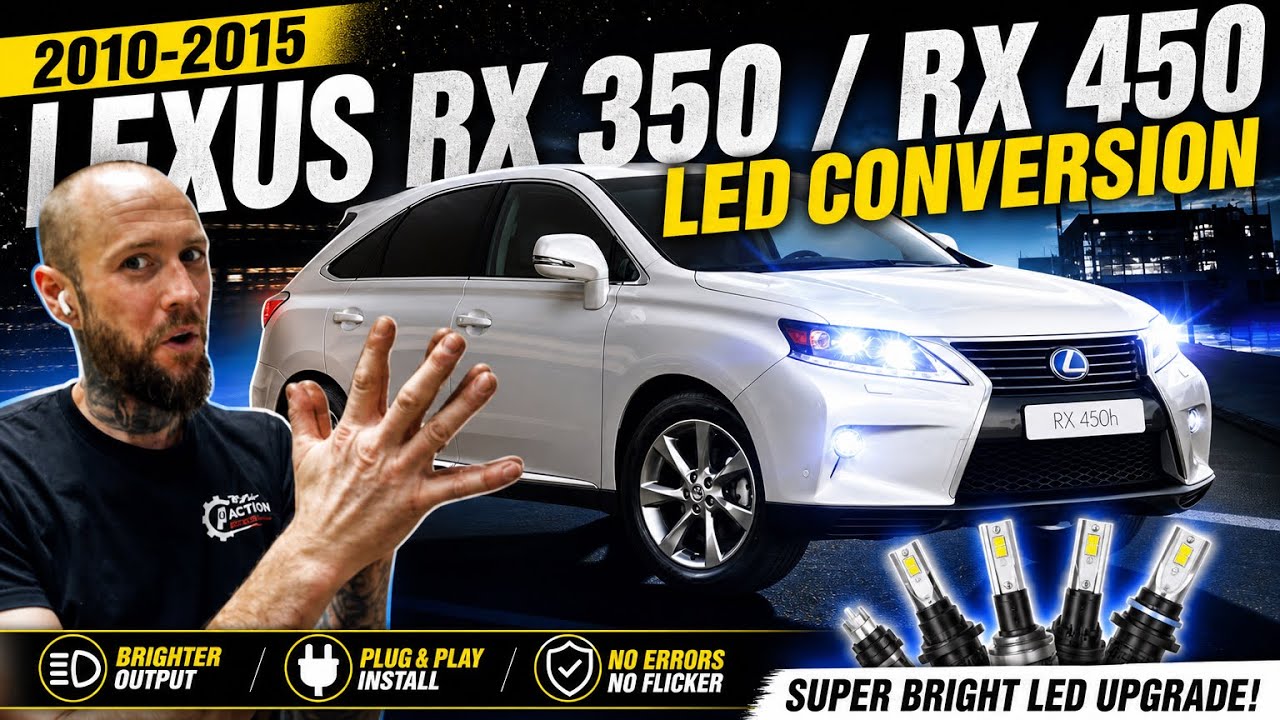2010-2015 LEXUS RX350 RX450 HID to LED HEADLI