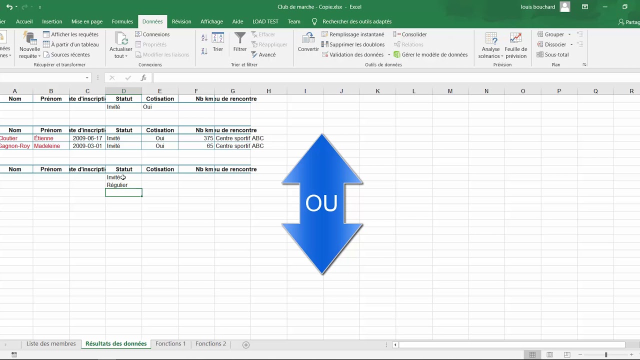 Ms-Excel | Module #9 - Exercice 9-2. Filtres avancés