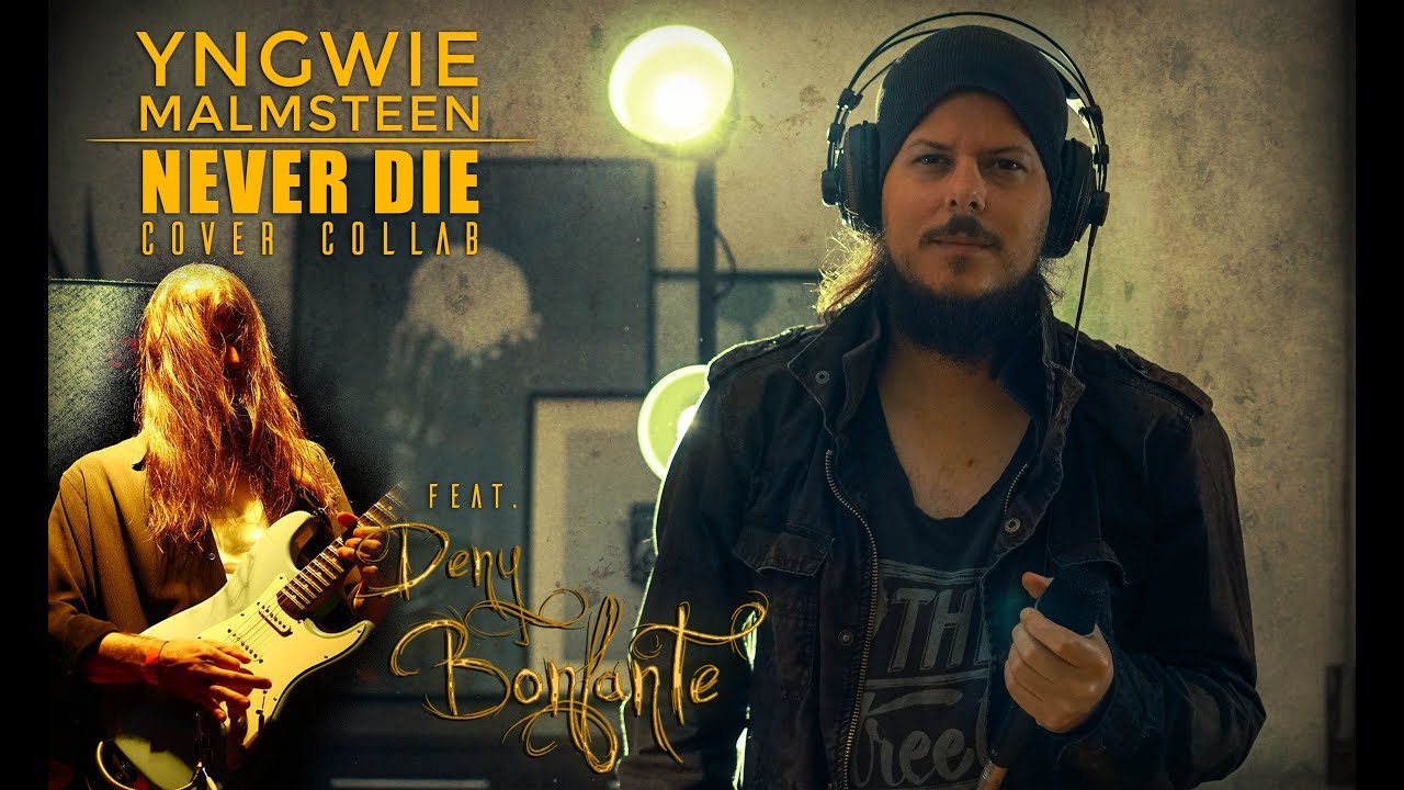 Never Die(Yngwie Malmsteen)@Cover Collab by Jota Fortinho feat.Deny Bonfante