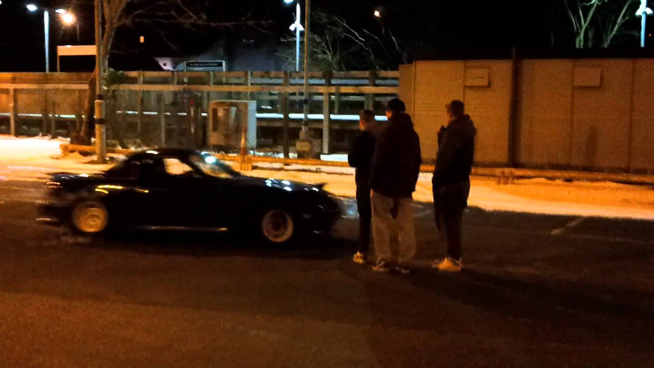 mazda mx5 drifting/skidding welded diff