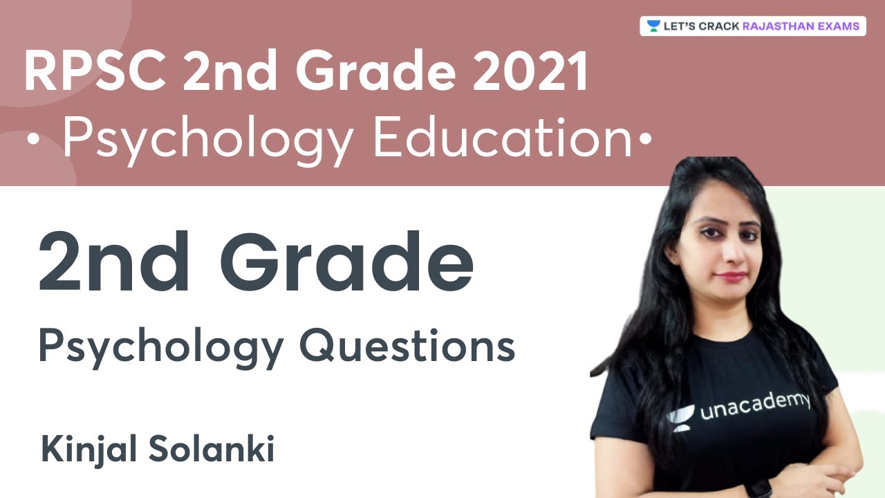 RPSC 2nd Grade Psychology Questions | Psychology Education | RPSC Grade 2 Exam | Kinjal Solanki