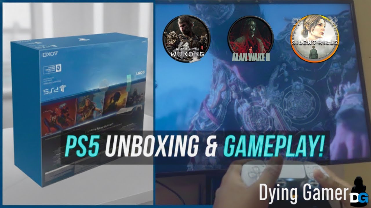 Playstation 5 Slim Digital Edition ! Unboxing and Gameplay🎮 in 2025