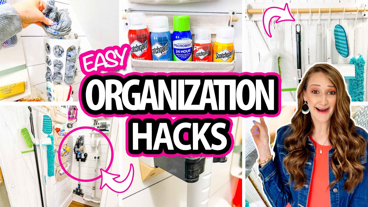 CRAZY CHEAP Organization HACKS!  (super quick & easy!) Closet Organization Tricks!