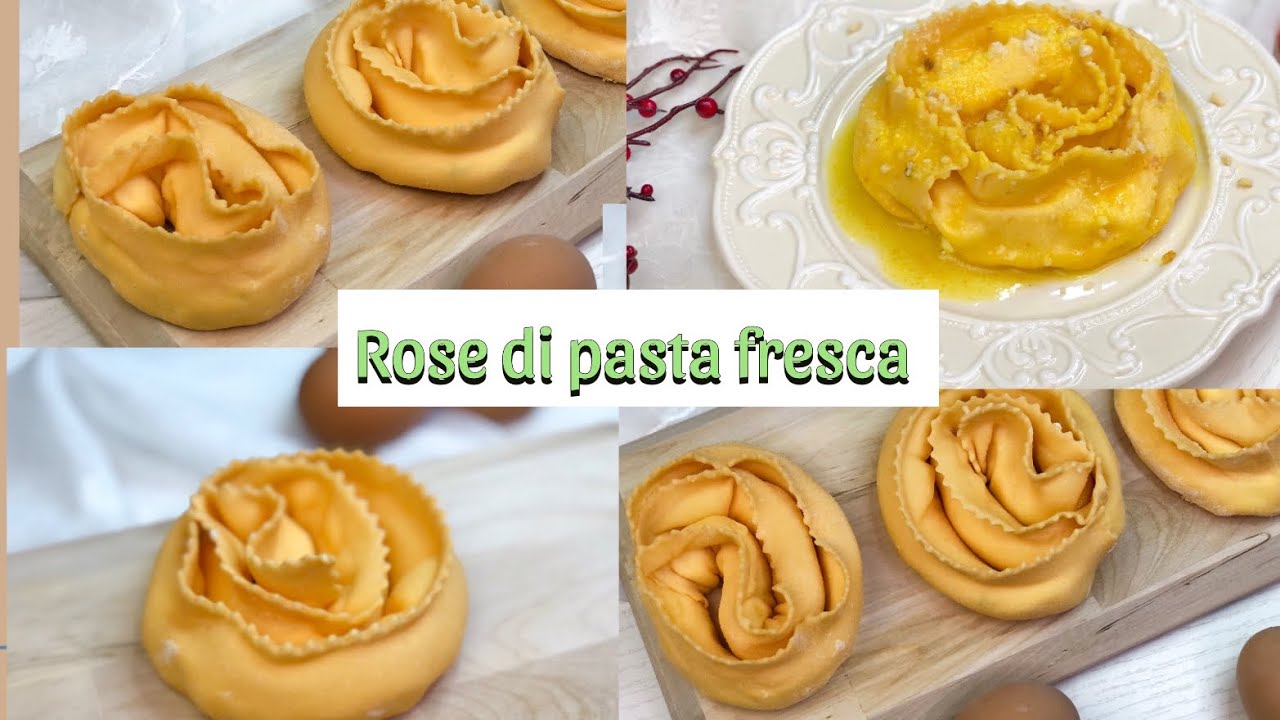 RAVIOLI ROSE DI PASTA FRESCA RIPIENA