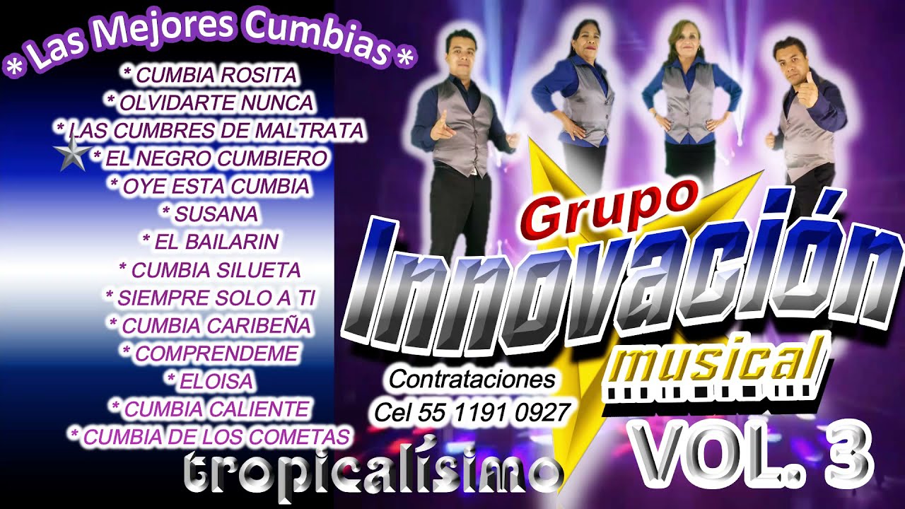 VOL. 3 TROPICALISIMO GRUPO INNOVACION MUSICAL