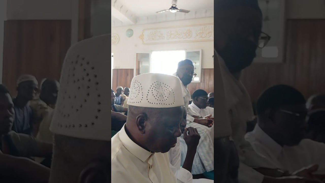 خطبة الجمعة عن بداية رمضان . أمام ماسيلا جي مسجد نور فوار دكار  السنغال 🇸🇳 