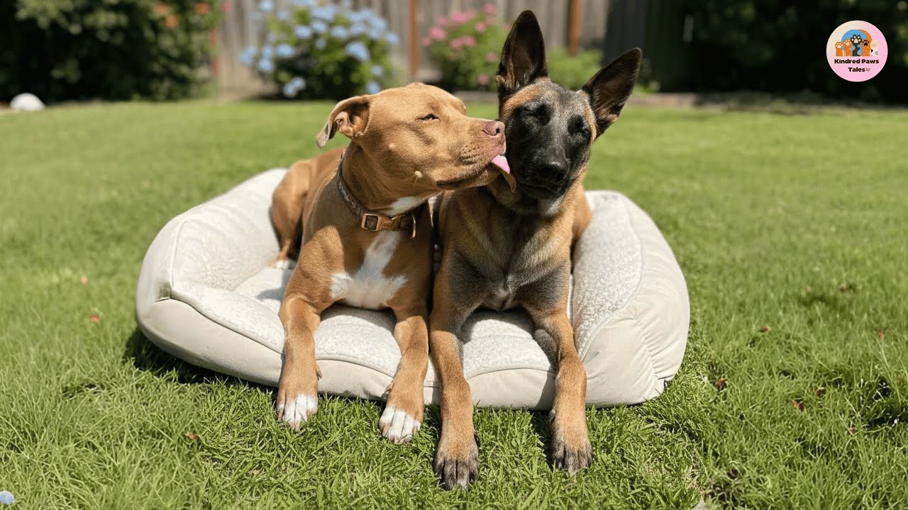 They Said a Pit Bull and a Malinois Couldn’t Be Friends, Gigi and Arya Proved Them Wrong