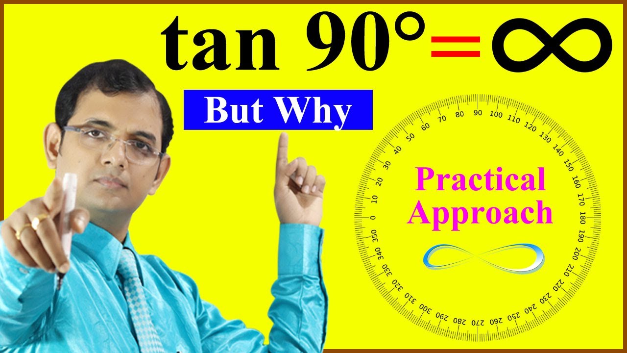 tan 90° = infinity or undefined (Why & How?) || Trigonometry