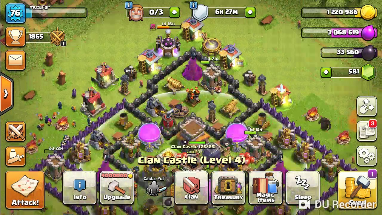 th8 vs th10 max 3 star attack