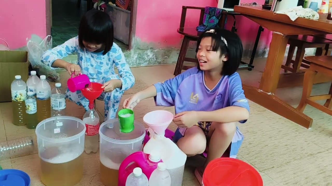 กิจกรรมลดโลกเดือดทำน้ำยาเอนกประสงค์ไว้ใช้ที่🏠