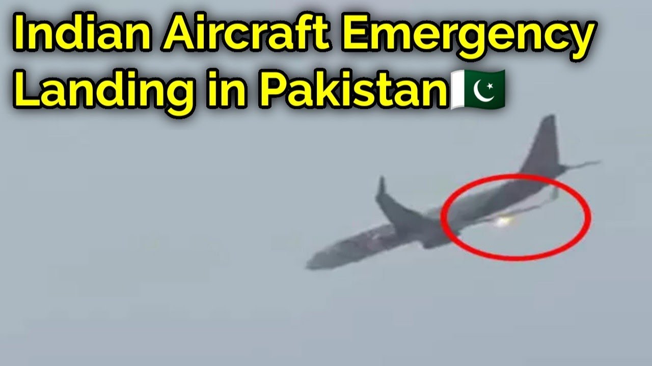 Spicejet Indian aircraft emergency landing in Karachi airport in Pakistan | emergency landed