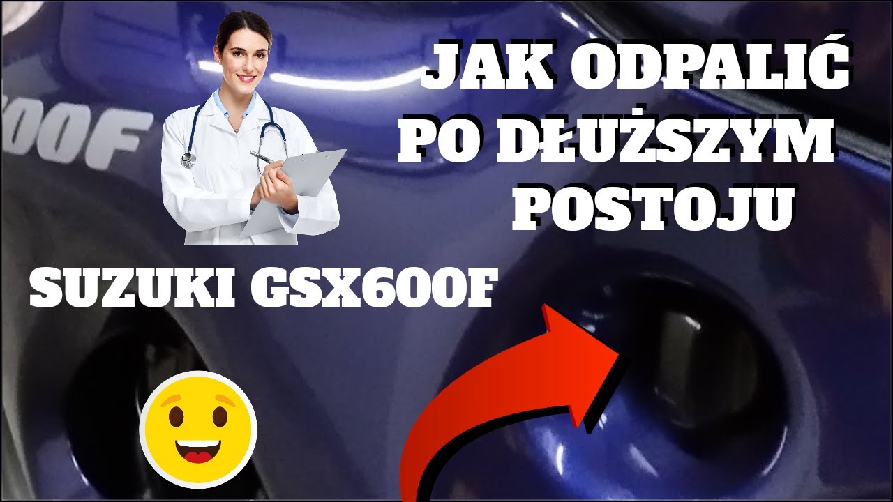 ODPALANIE SUZUKI GSX600F PO DŁUŻSZYM POSTOJU