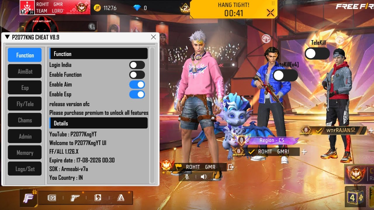 P2077kng MODS MENU SETUP ALL SERVERS || HOW TO SETUP P20 MODS MENU NON ROOT DEVICES || P2077 9.0