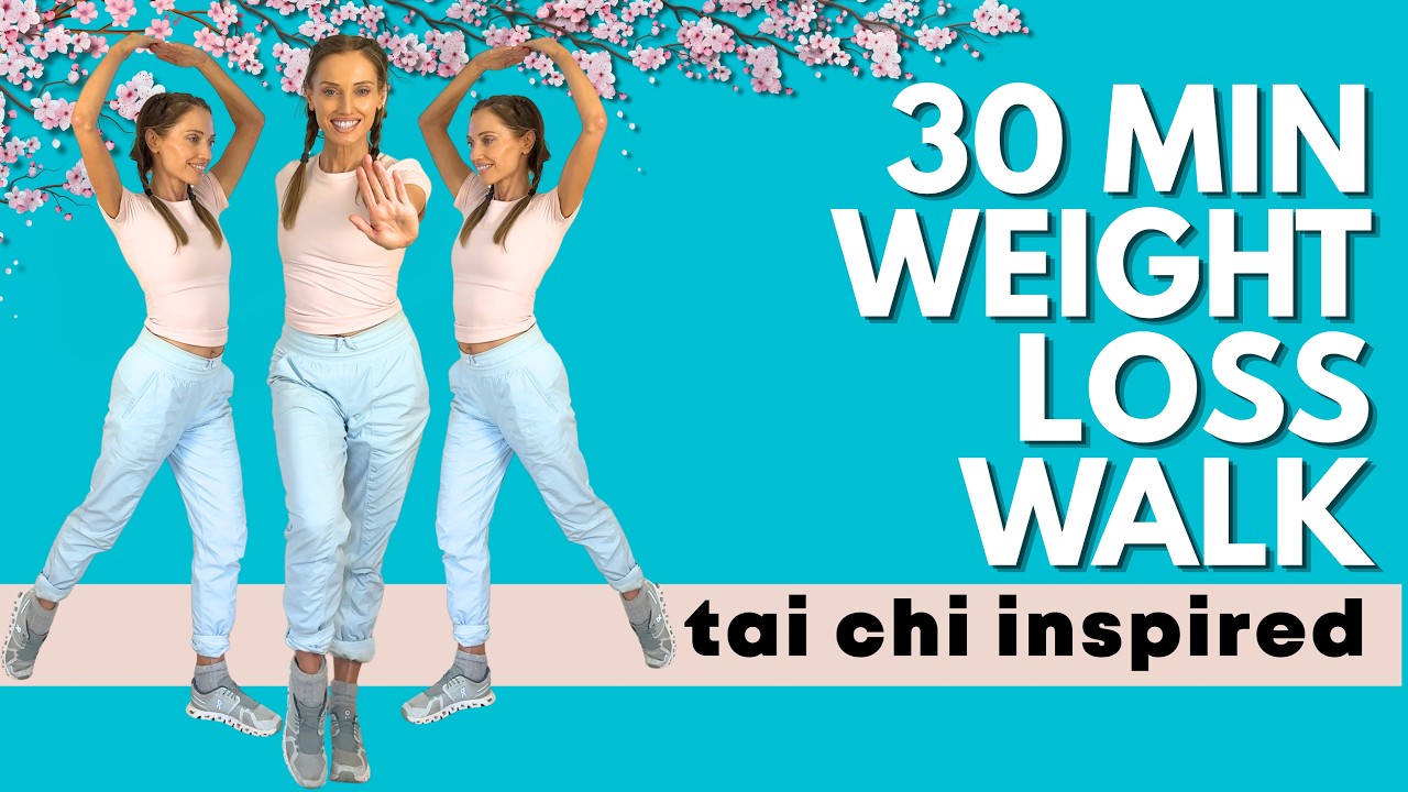 30 Minute Walking Exercise for Weight Loss| Tai Chi Inspired  Walk Fat Burning -  Lucy Wyndham-Read