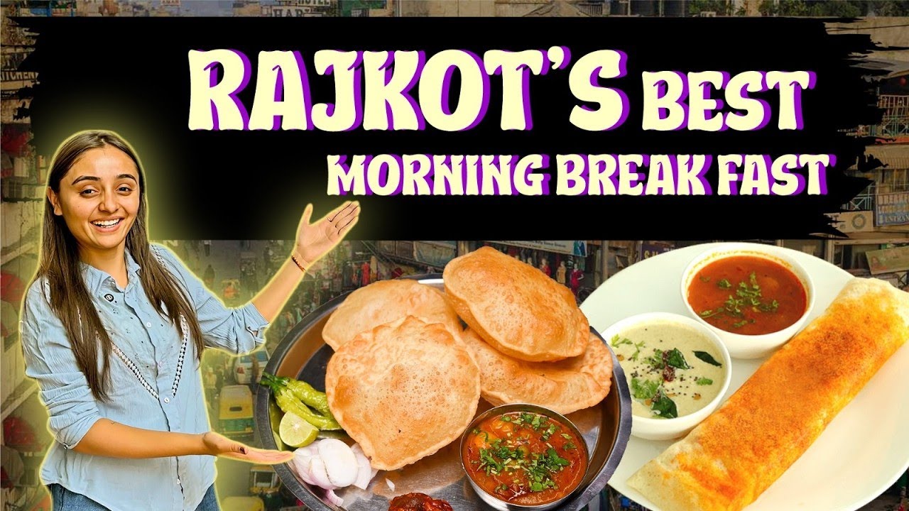 Best Morning Breakfast in Rajkot 🍽️ | Street Food Vlog ! | Gujarati Food Vlog | Our Rajkot Foodies