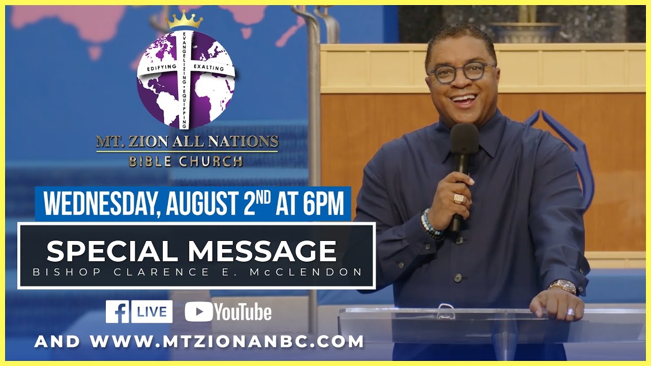Wednesday, August 2, 2023 | Midweek Bible Study | Bishop Clarence McClendon