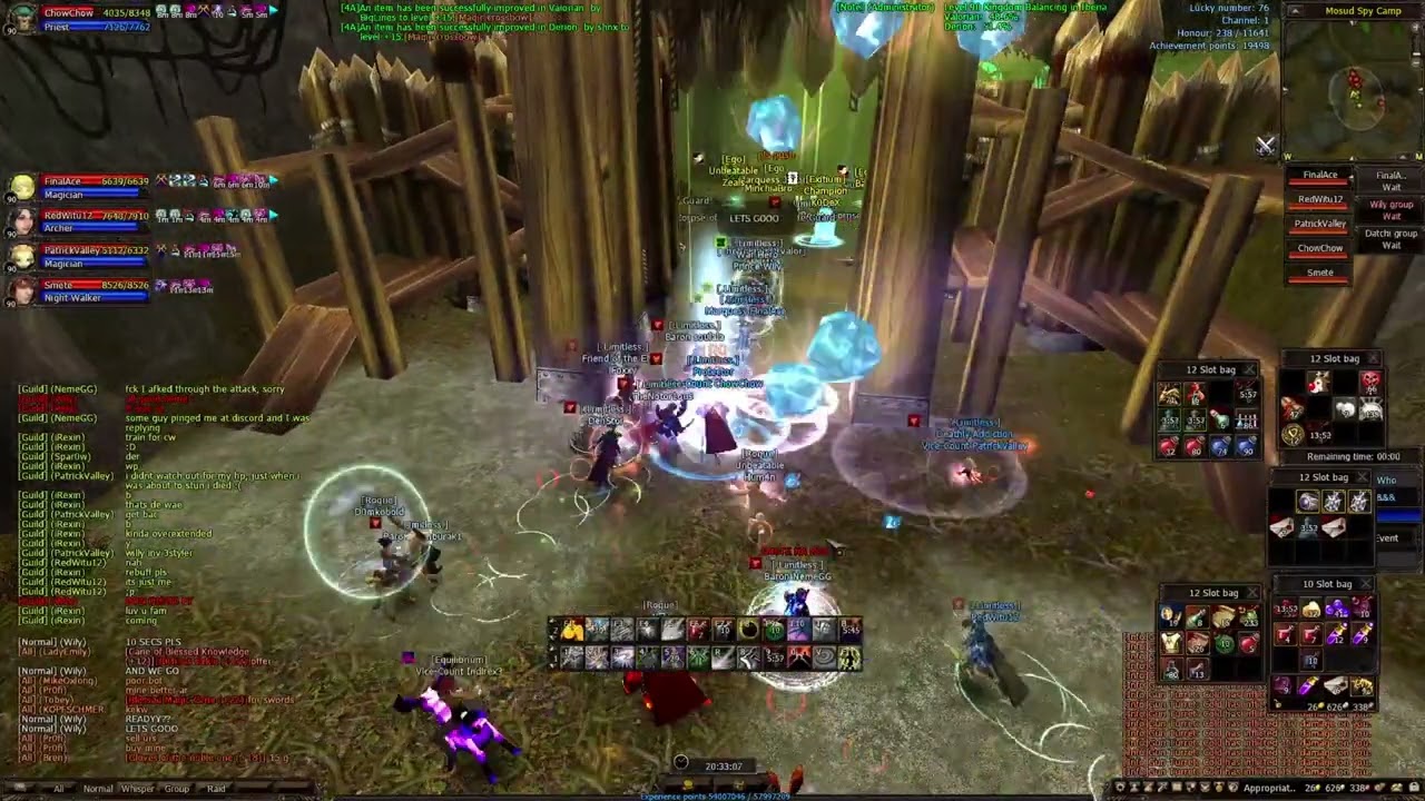 4Story 4Ancient LIMITLESS VS EGO Territory War| Part 2  Hesed