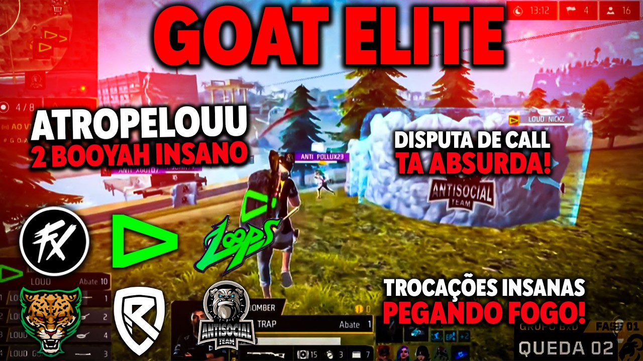 ATROPELOU LÍDER! LOOPS LOUD FLUXO RUSH ANTI RISE! PEGANDO FOGO NA GOAT ELITE!