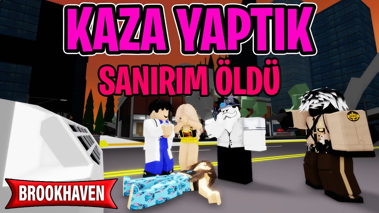 ARABA KAZASI YAPTIK KIZ ÖLDÜ ! ( YAKINLARI ÜZERİMİZE YÜRÜDÜ ) ROBLOX BROOKHAVEN RP #robloxbrookhaven