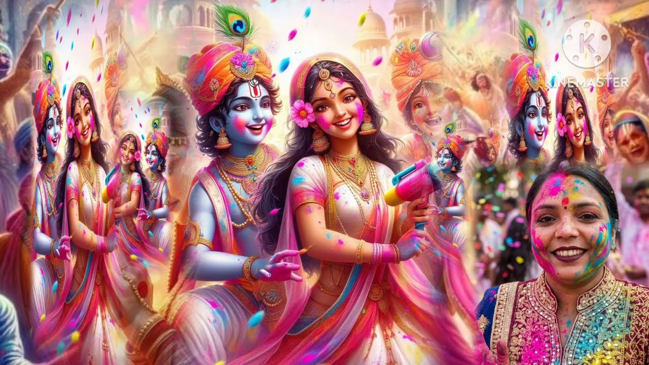 Holi song❤️मैं तो राधे राधे बोलूंगी  #radha#krishna#holi
