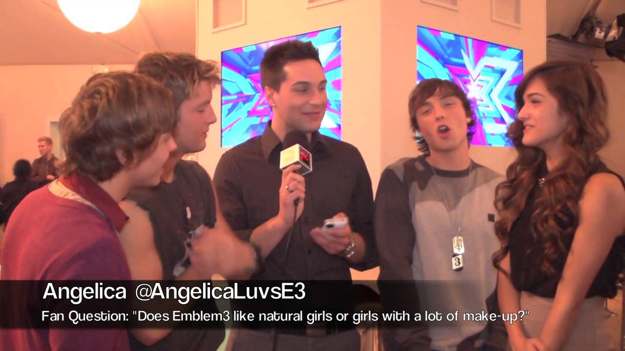 Emblem3 Shirtless, Doing The Dougie and Their Sexy Faces! With Chachi Gonzales!