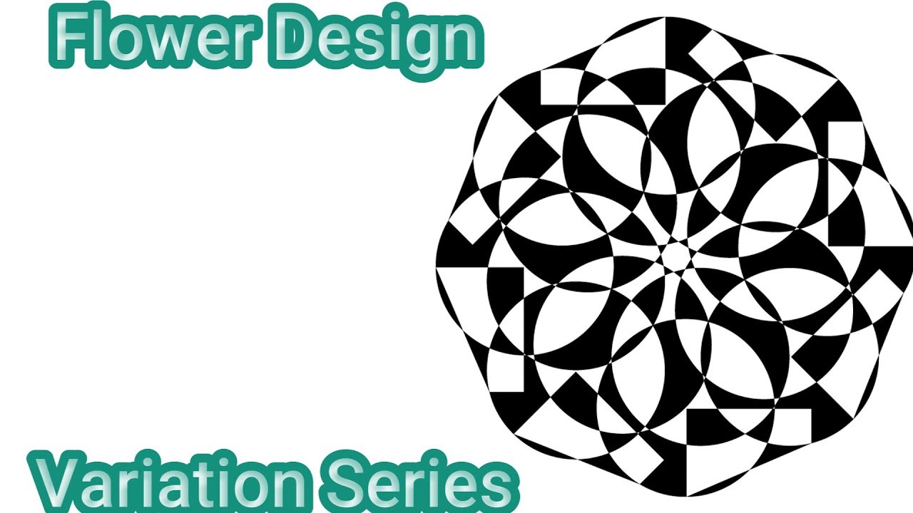Flower Design | Floral Design | Flower Design Variations Part- 1 #AbaidGraphicStudio