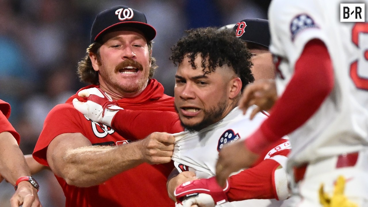 Wild Bench-Clearing Brawl Erupts in Red Sox-Nationals Game