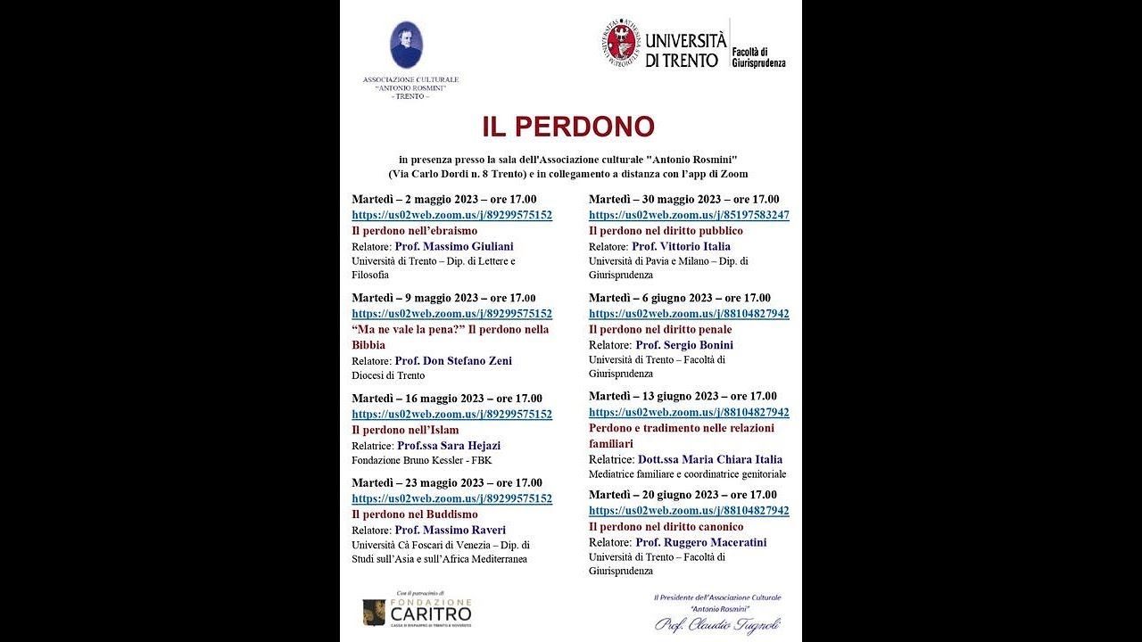 4° conferenza del ciclo 