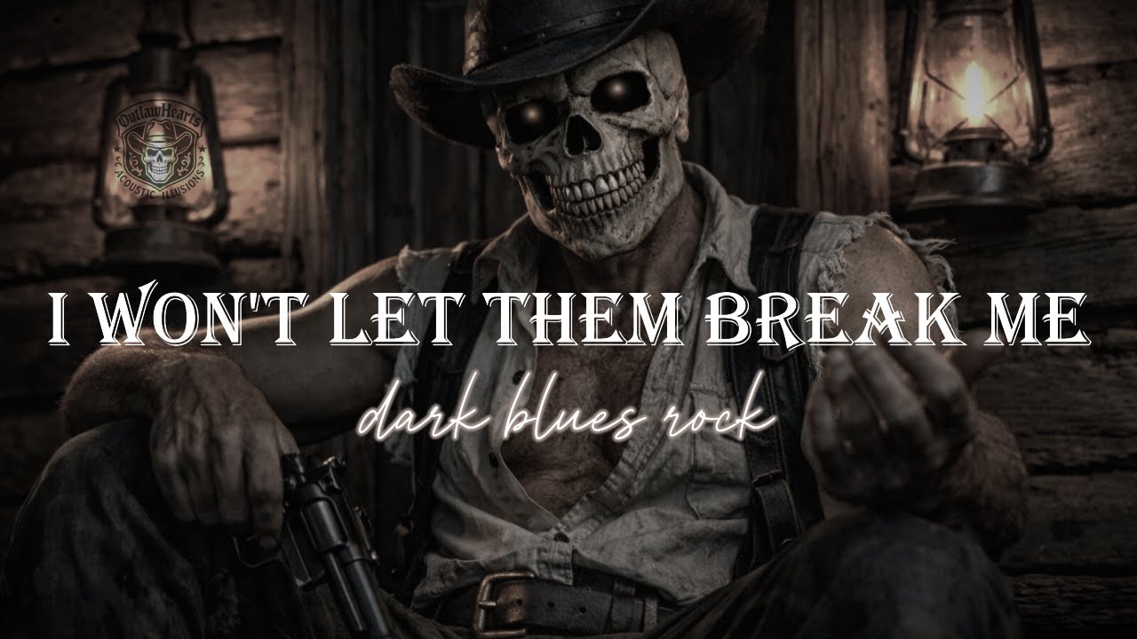 I WON'T LET THEM BREAK ME - Dark Blues Rock Song | Official Visualizer