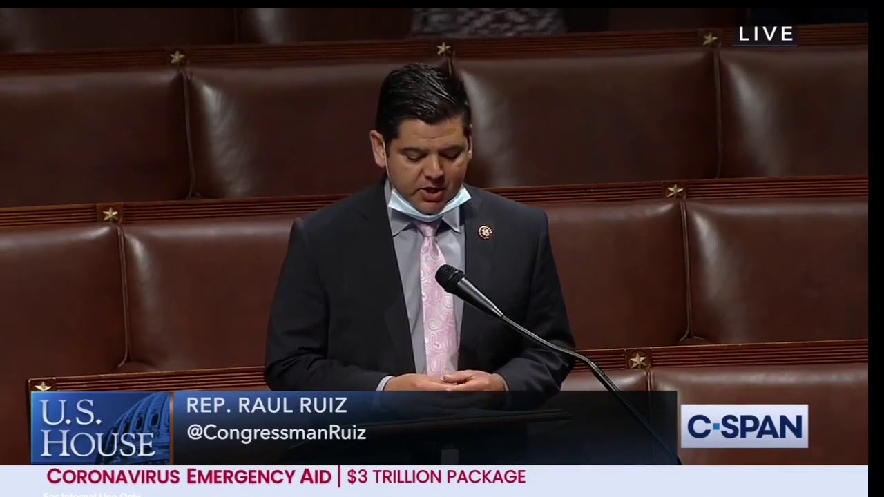 Dr. Ruiz Urges Passage on the Heroes Act