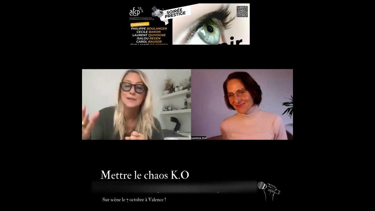 Comment mettre le chaos KO ? Isalou Regen, Conférencière